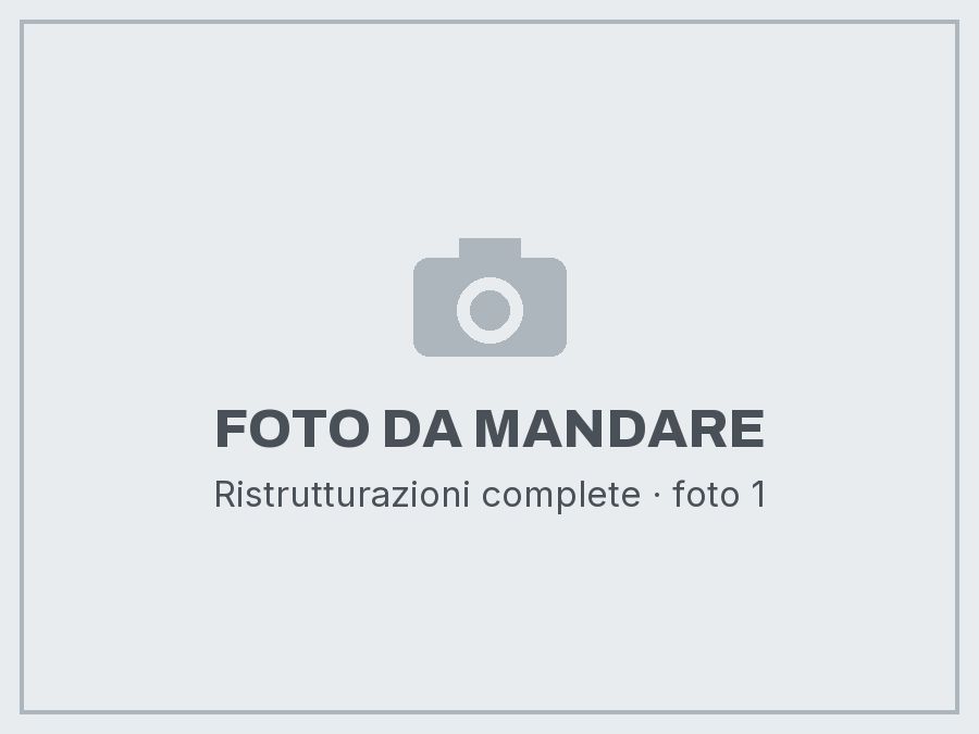 Ristrutturazioni complete: foto da mandare