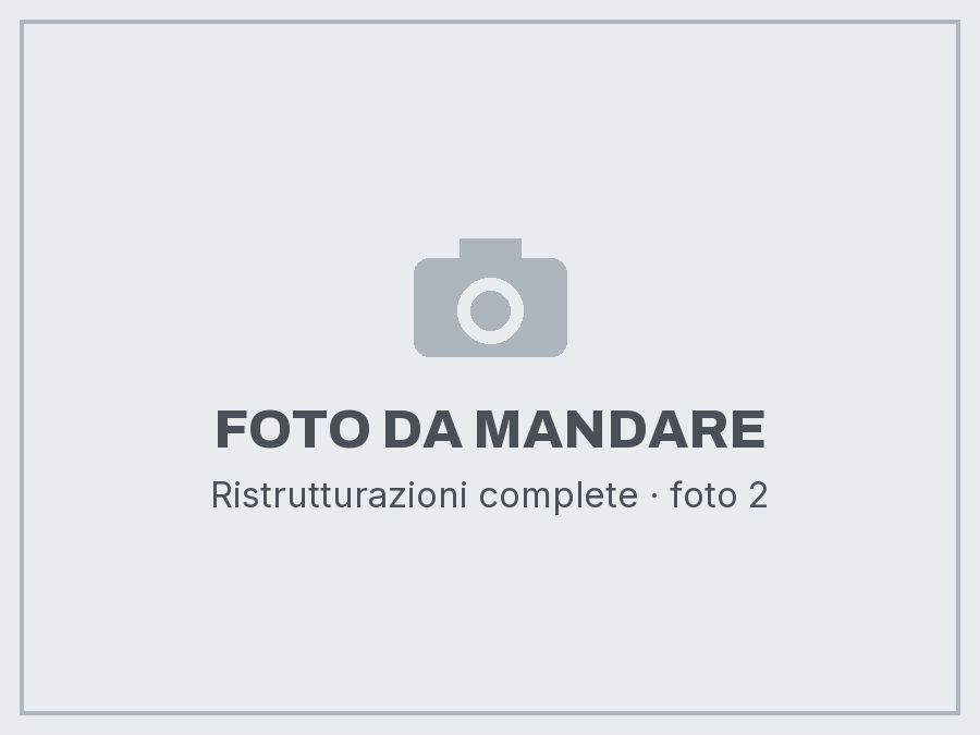 Ristrutturazioni complete: foto da mandare